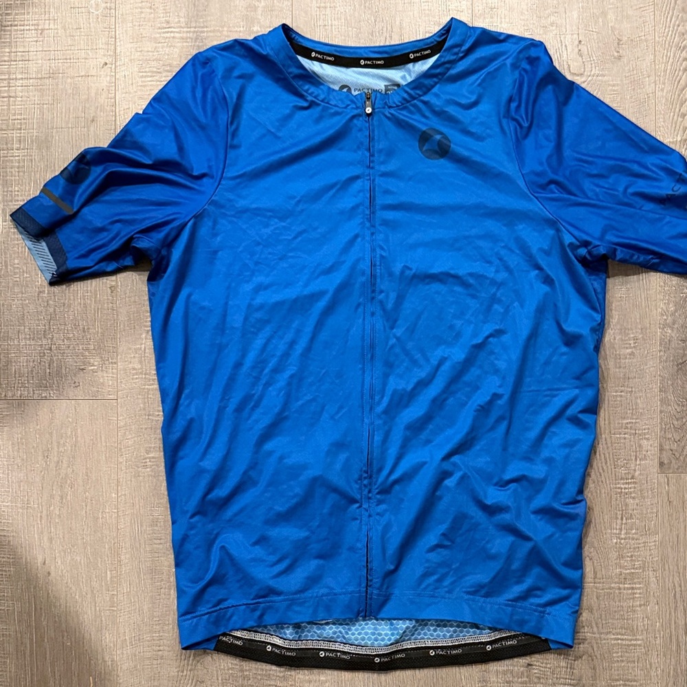 Pactimo Men's Summit Blue Cycling Jersey